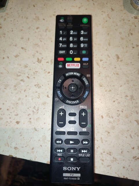 SONY TV RMT-TX100D KUMANDA