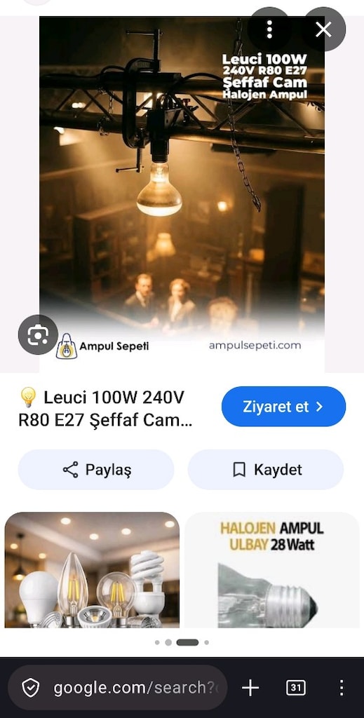 Leuci reflektörlü ampül - 2