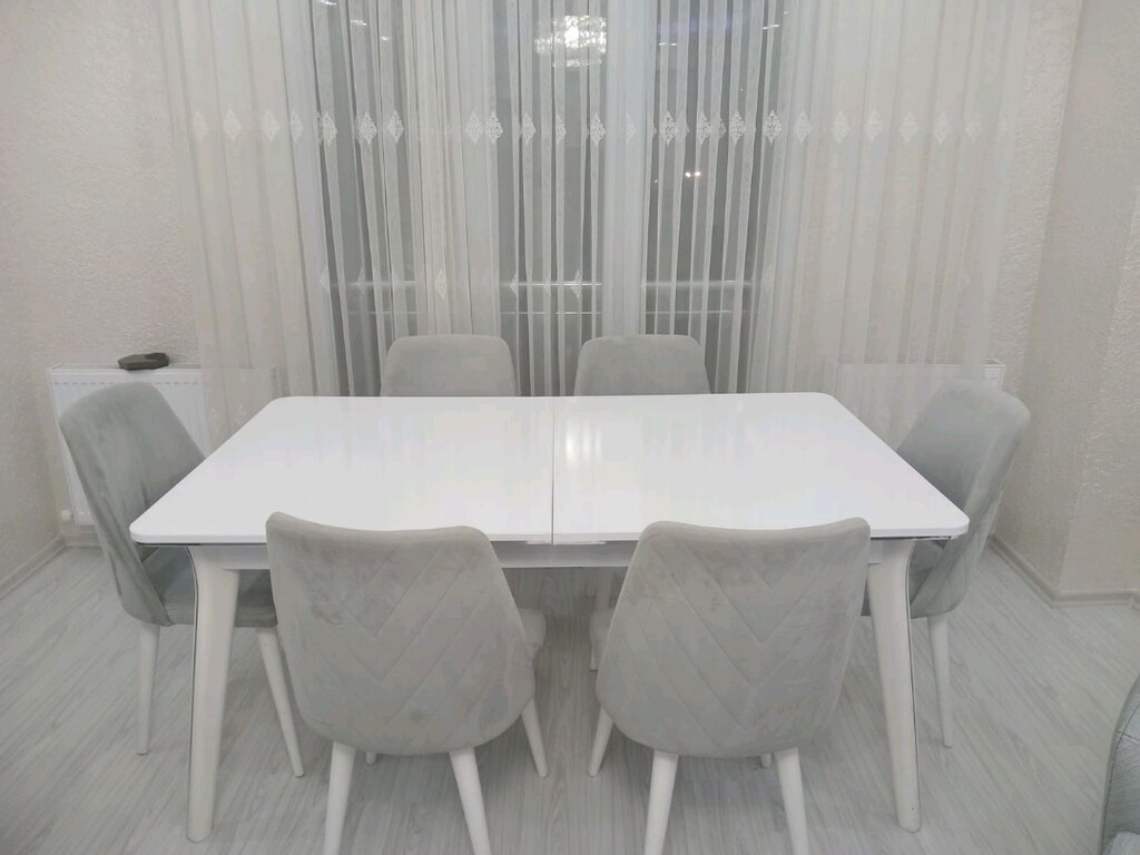 salon masa takımı 6 adet sandaliy çok temiz hiç bir sorunu yok - 2