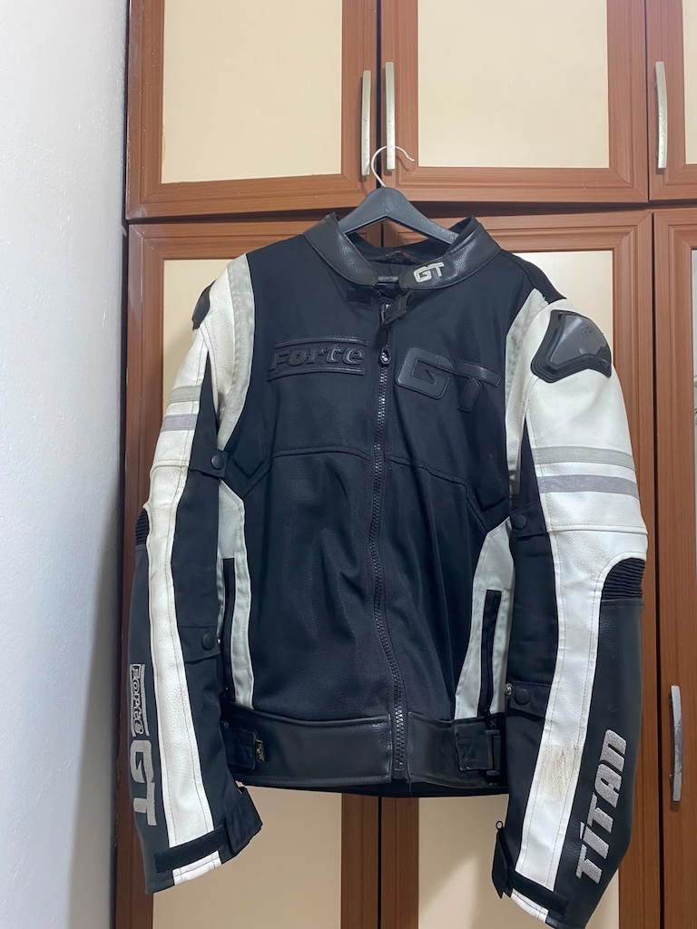Forte Gt Titan Siyah&Beyaz Hörgüçlü Motosiklet Montu - 2XL - 3