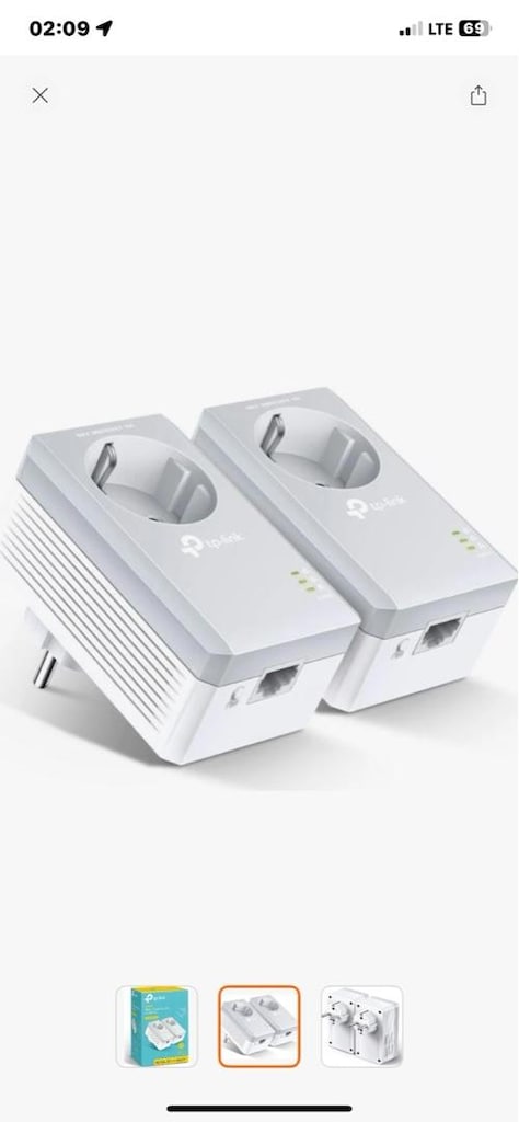 TP-Link TL-PA4010P KIT AV600 Priz Soketli Powerline Adaptör (2'li) - 5