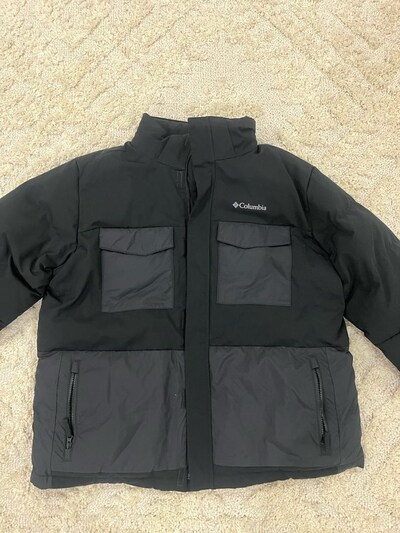 Columbia puffer siyah erkek mont