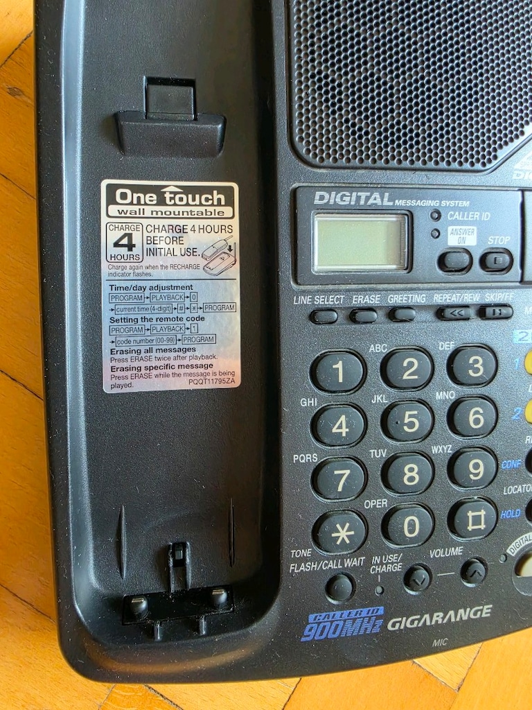 Panasonic KX-TC1890B Telsiz Telefon - 5