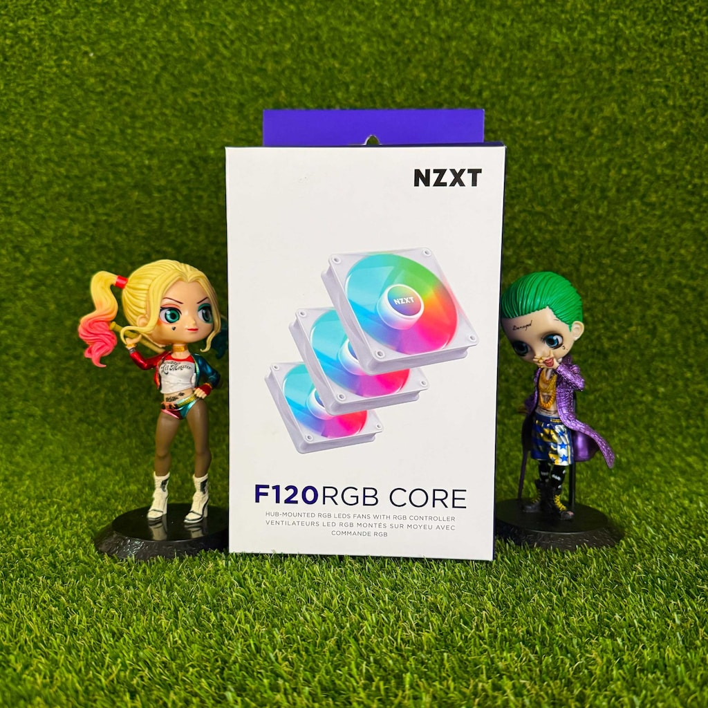 NZXT F120 RGB Core 120mm 3’lü Paket - Kontrolcülü Beyaz Kasa Fanı - 5