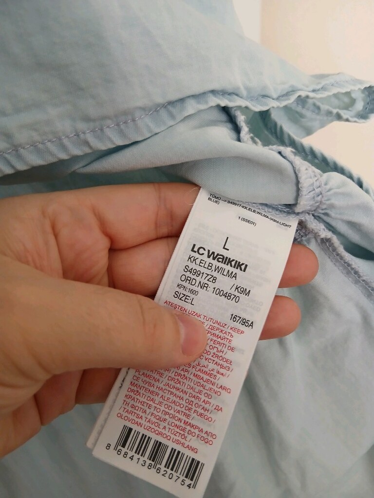 Gömlek Yaka Düz Kısa Kollu Kadın Jean Elbise LCW — görsel 10/10