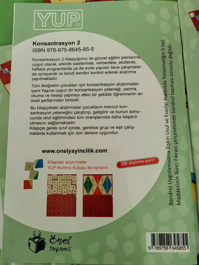 Yup eğitim seti 9+ - 8