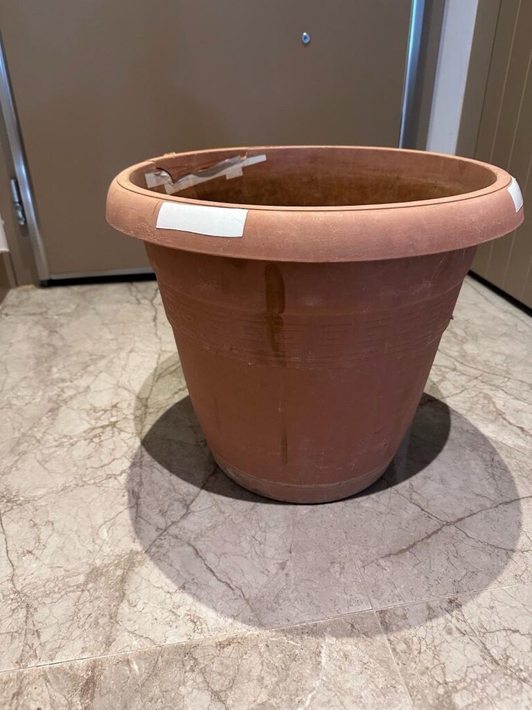 bahçe saksı plastik büyük 38 boy 40 en - 3