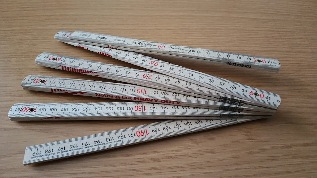 MİLWAUKEE AHŞAP KATLANIR METRE. - 2