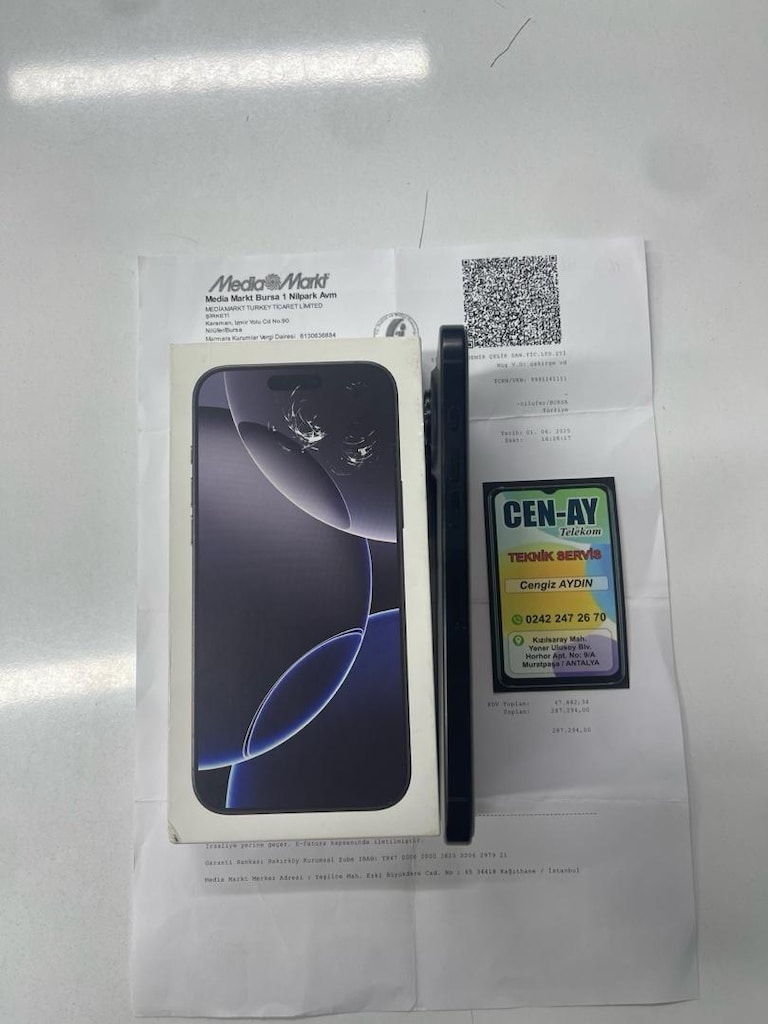 İPHONE 16 PRO MAX 256GB HATASIZ GARANTİLİ PİL %91 - 4