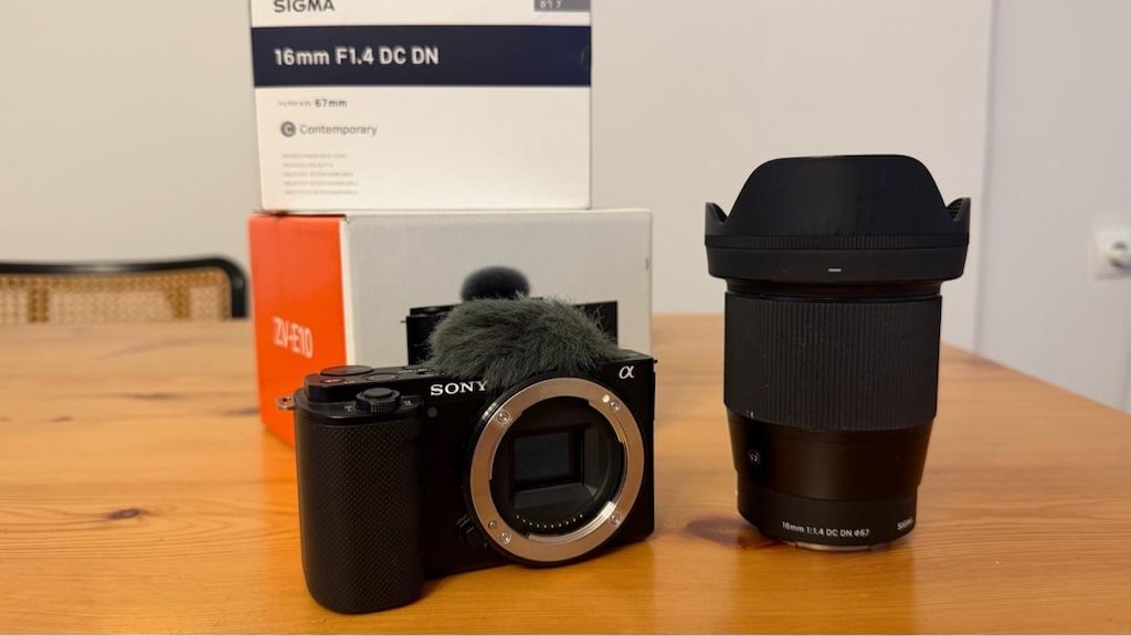 SONY ZV E10 - SIGMA 16mm 1.4 Lens FIRSATI