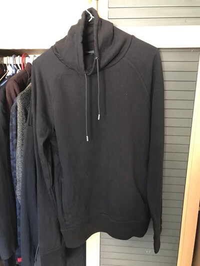 Sıfır H&M siyah sweatshırt s beden