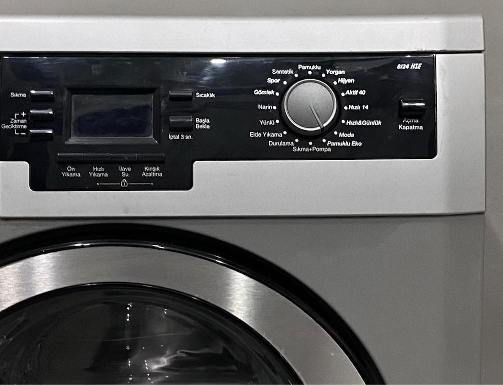 ARÇELİK 8 KG GRİ ÇAMAŞIR MAKİNESİ SORUNSUZ HEMEN TESLİM - 4
