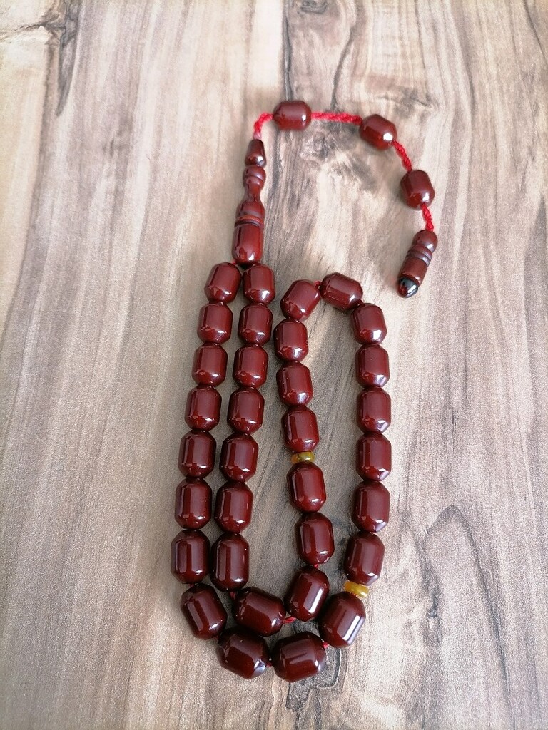 Sıkma Kehribar Tesbih - 2