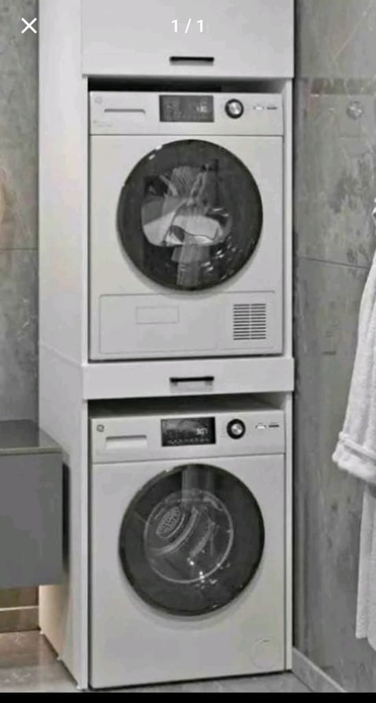 Çamaşır Makinesi Dolabı | Banyo Dolabı | Kurutma Makinesi Üstü Dolap - 5