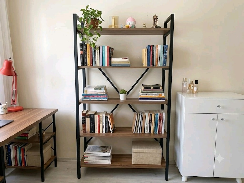 Çalışma masası ve Kitaplık - 2