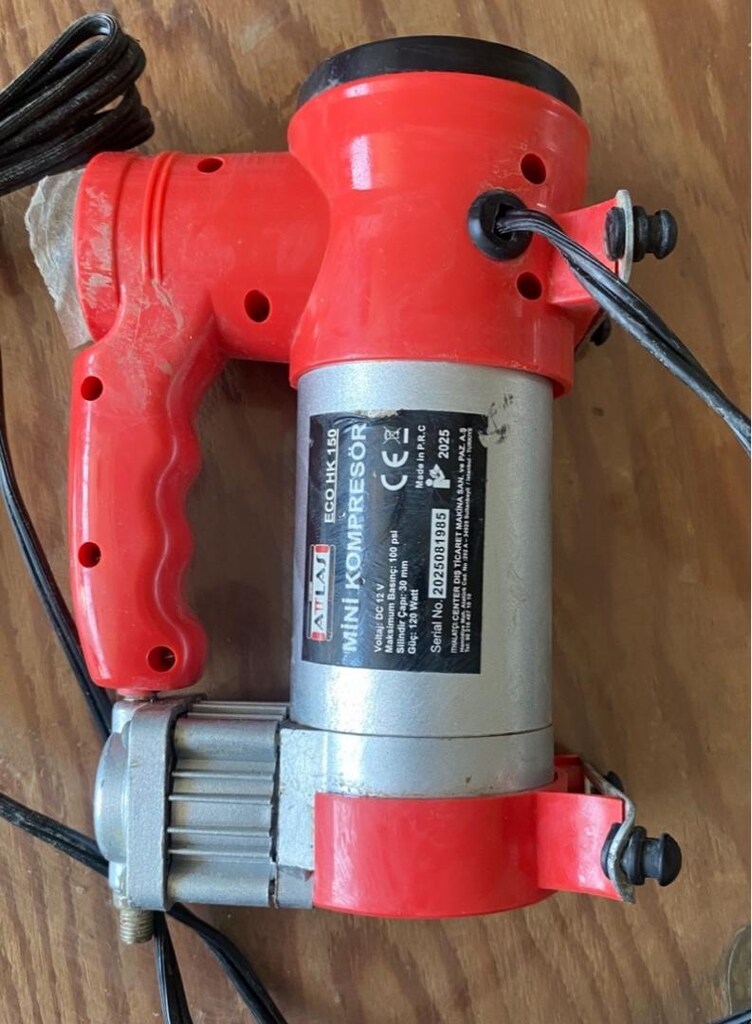 ARIZALI ÜRÜNLER Kompakt Kırmızı Elektrikli Pompa - 7