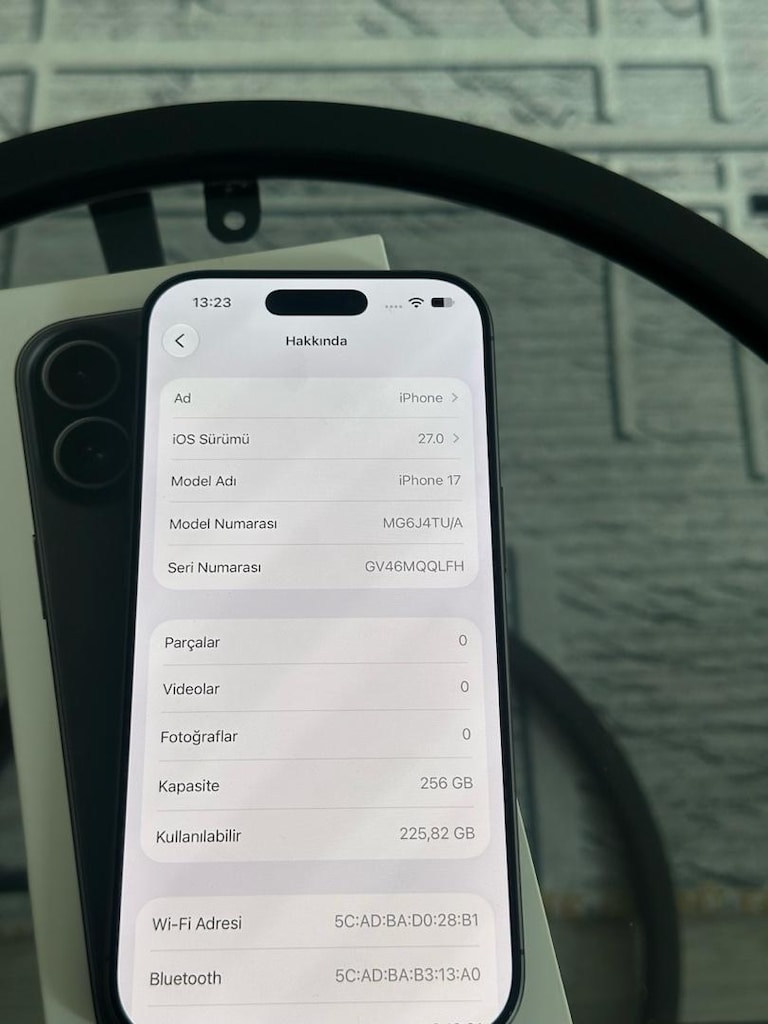 İPHONE 17 SİYAH 256 GB KUTULU FATURALI TERTEMİZ - 8