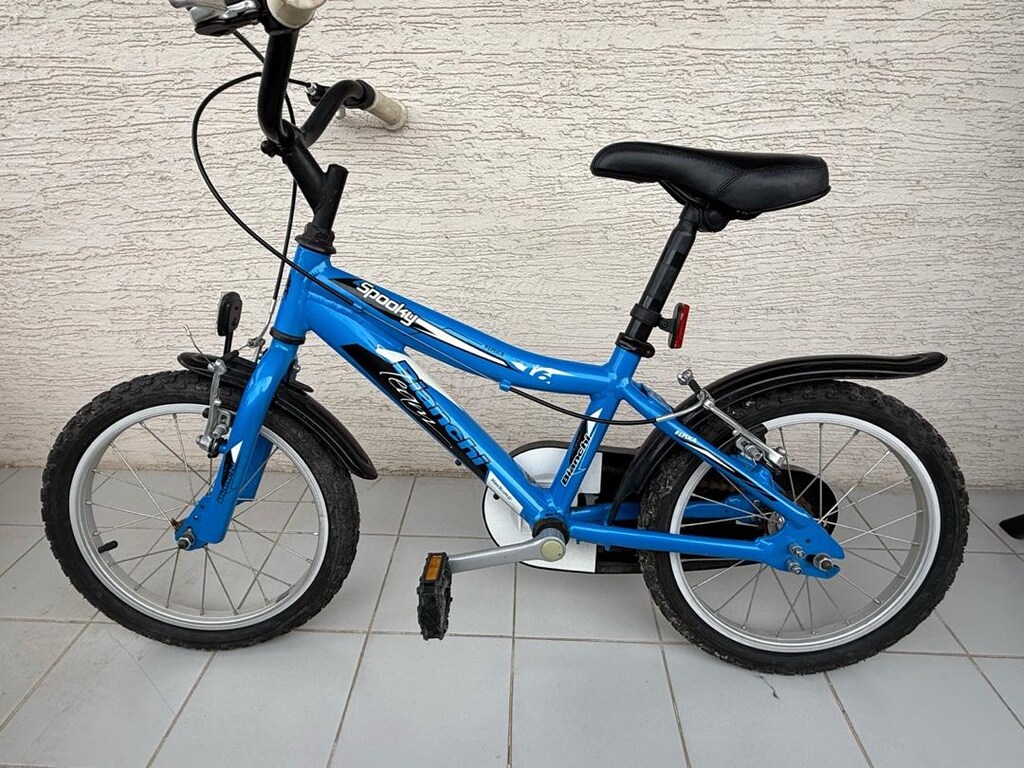 Bianchi team spooky 5-8 yaş çok temiz bisiklet - 6