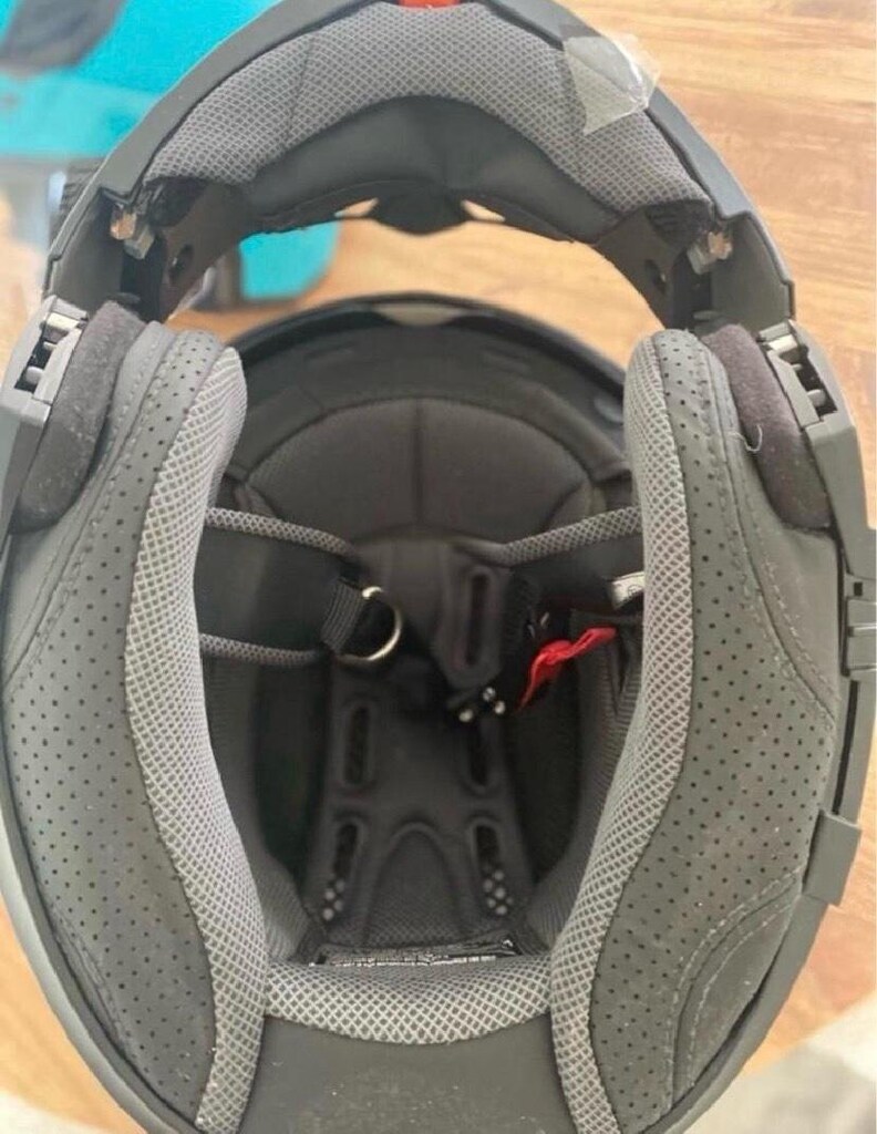 ZEUS ZS-3050 BE7 Motosiklet Kaskı Çene Açılır kask grey/red XL - 4