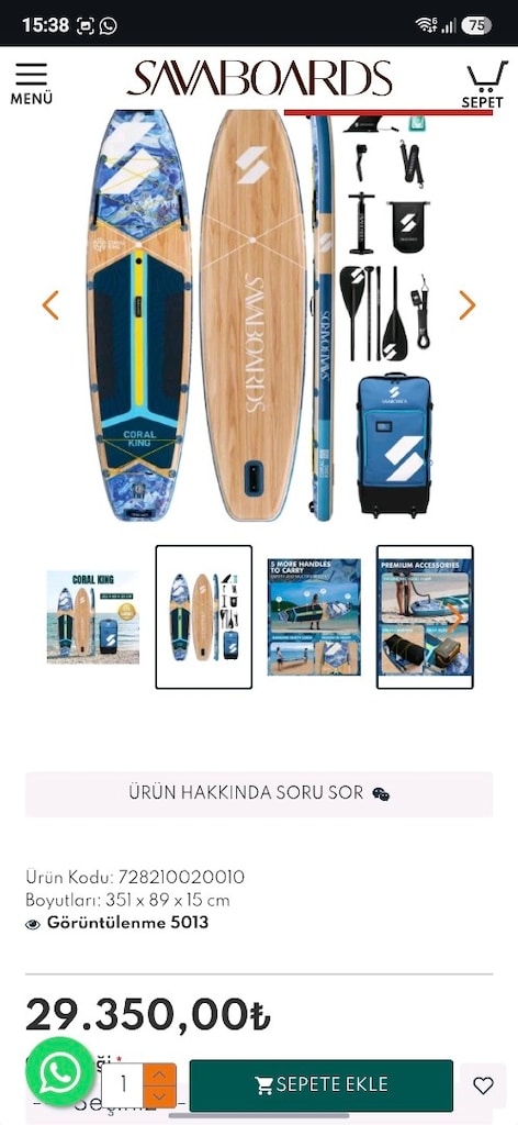 Sava Boards Coral King Sup Boards - 2