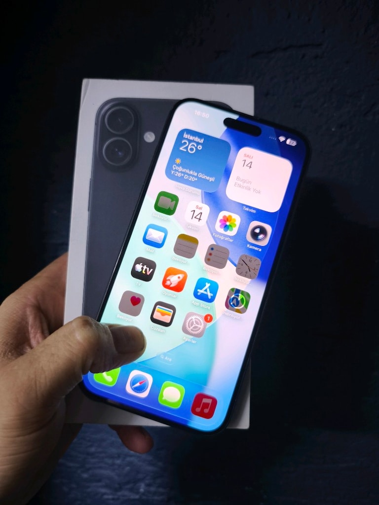 13 AY GARANTİLİ İPHONE 16 PLUS 128 GB - 2