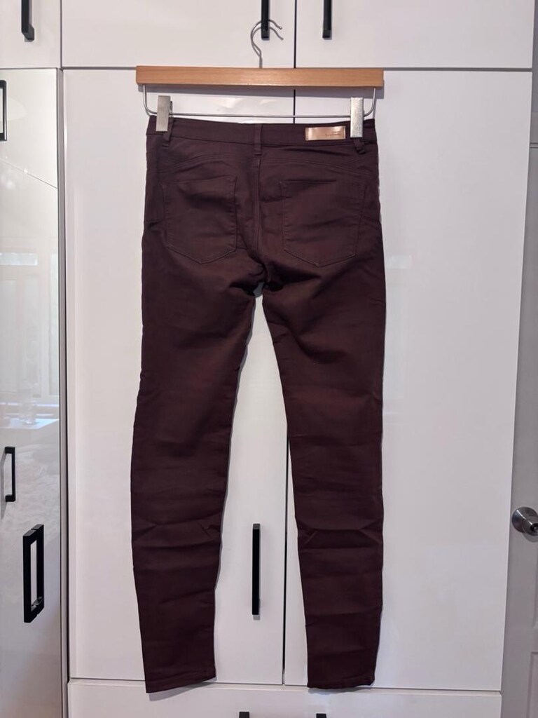 Stradivarius 36 Beden Push Up Kahve Pantalon - 4