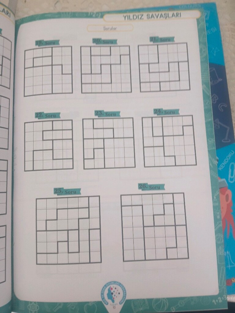 Akıl oyunları, etkinlik kitapları - 6