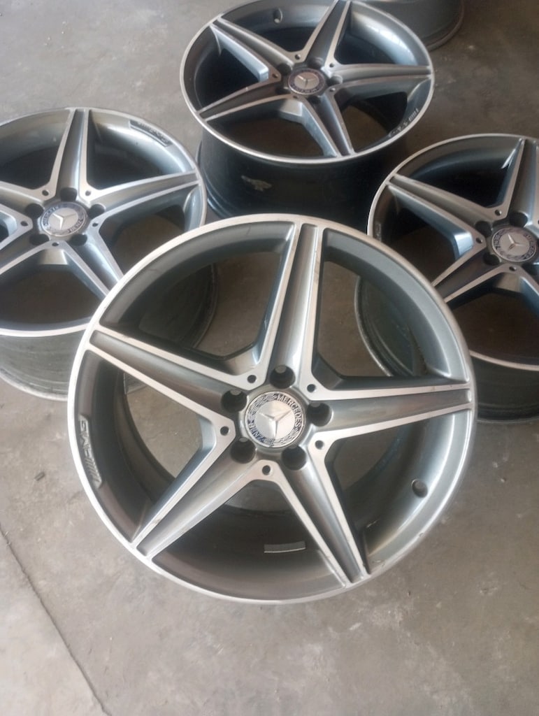 5x112/18 orjinal AMG mercedes çelik jant - 7