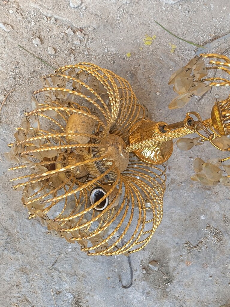 Vintage taşlı avize - 11