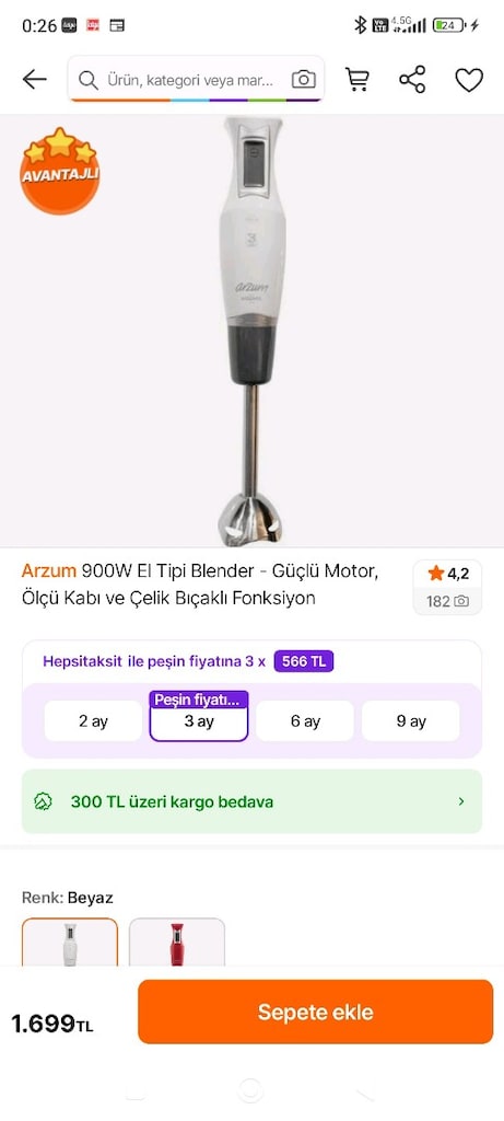 Arzum el tipi blender - 3
