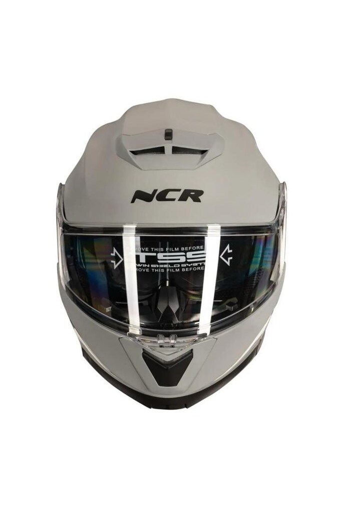 NCR 160E ÇENE AÇILIR KASK - Gri - 2