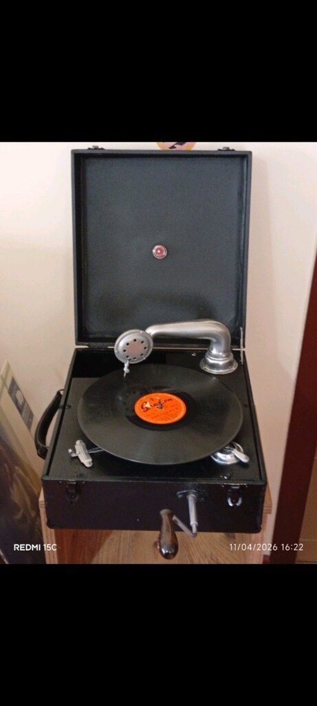 GRAMOFON ORJİNAL AVRUPA ÜRETİMİ ANTİKA - 3