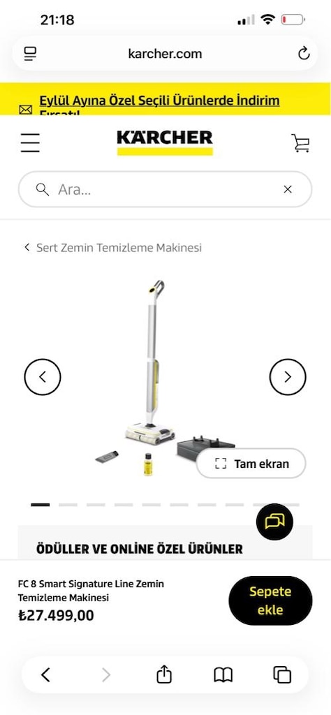 FC 7 Signature Line zemin temizleyicisi dahil. LED, zeminlerin önceden - 4