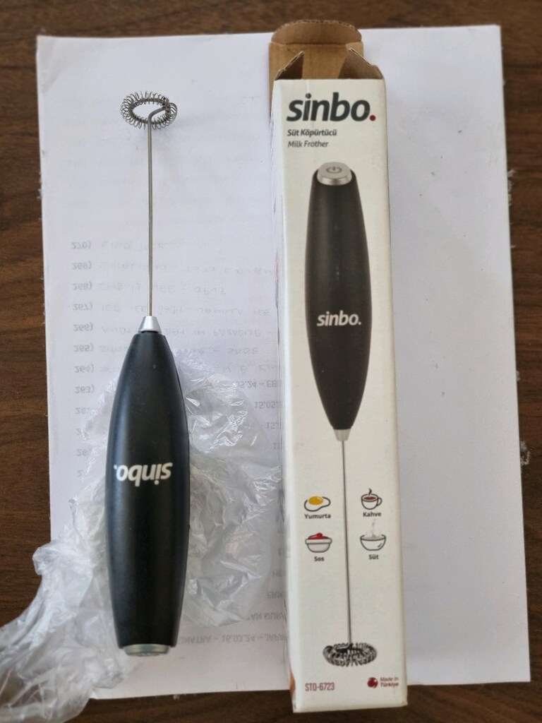 Sinbo pilli Süt Köpürtücü sıfır - 4