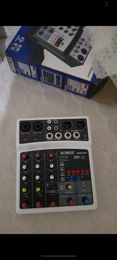 Mikser efektli Bomge BGM-040 sıfır ayarında mixer takas var - 2