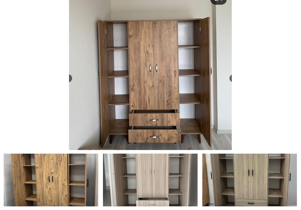 4 kapaklı elbise dolabı jqspznzrbr - 4