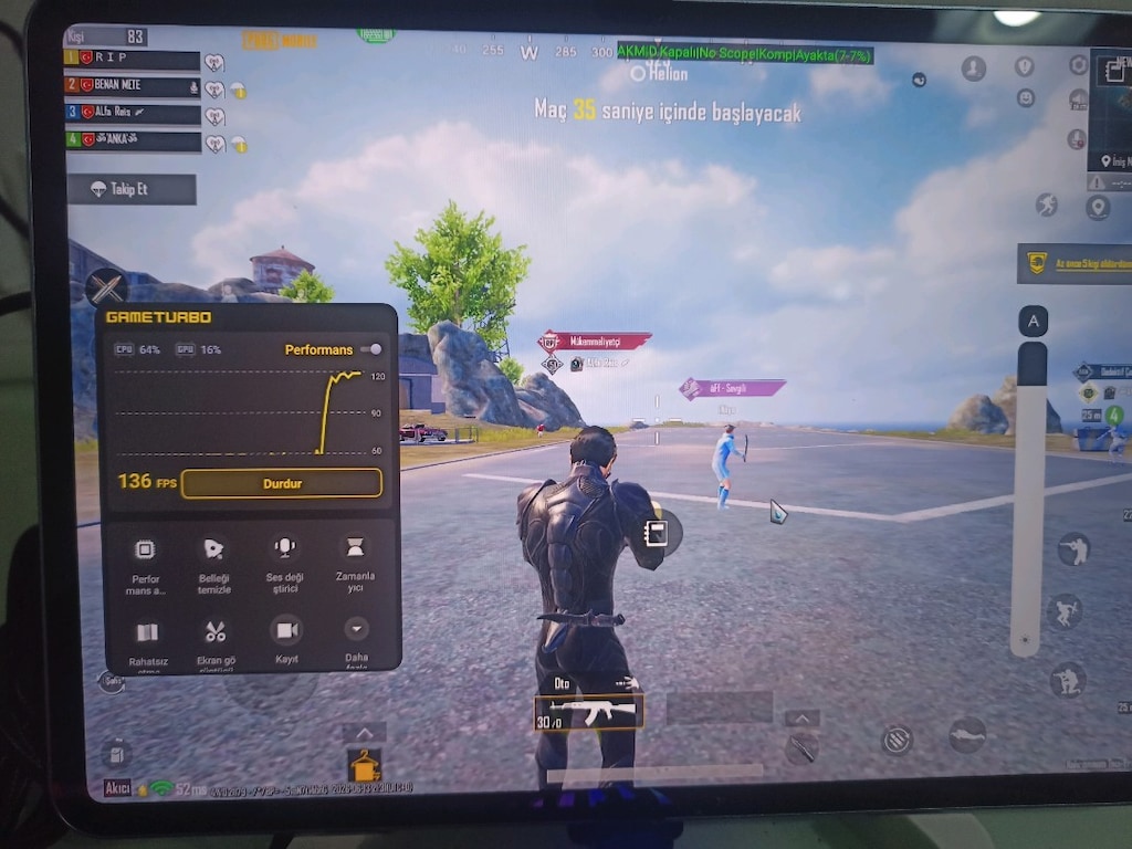 Xiaomi Pad 8 pro Kugamer M4 Oyun Konsol Seti Klavye Mouse - 4