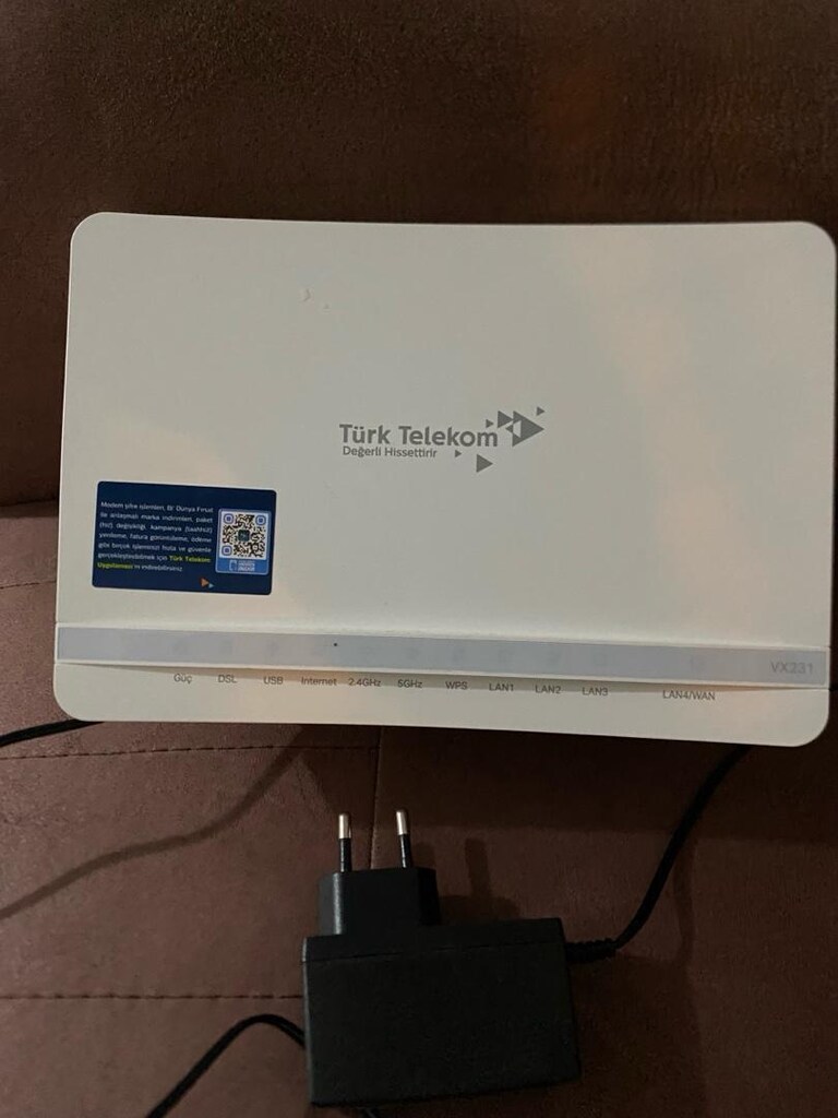 TÜRK TELEKOM FİBER İNTERNET MODEM - 6