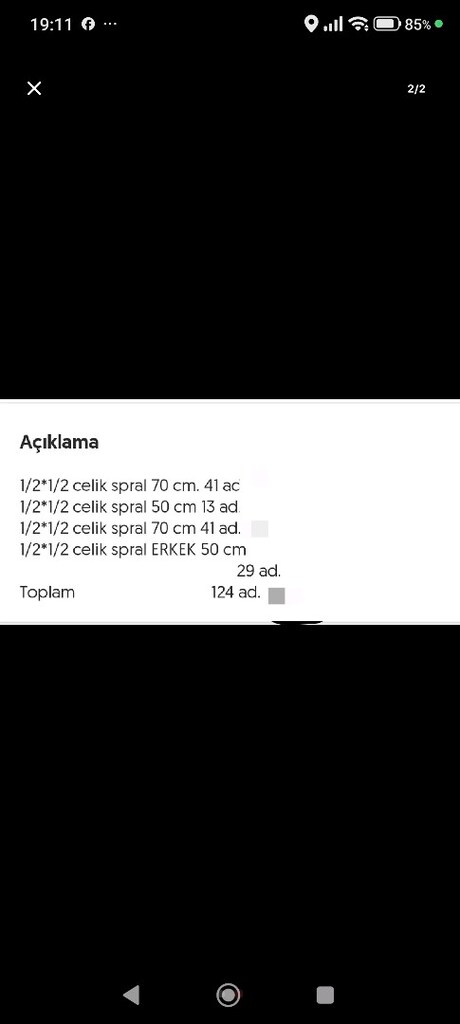 Çelik spral bağlantı hortumları - 2