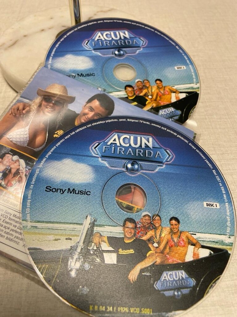 Nadir 2004 Orijinal Acun Firarda VCD Seti (2 Disk - Sony Music Baskı - - 3
