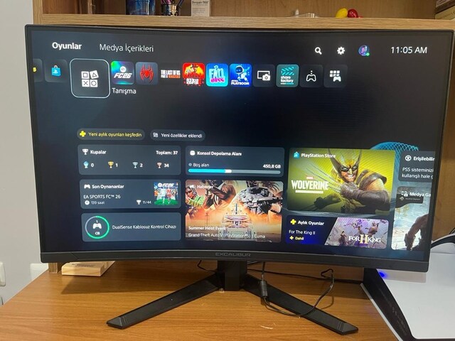 Excalibur 27 inc 300 hz 1 ms monitör