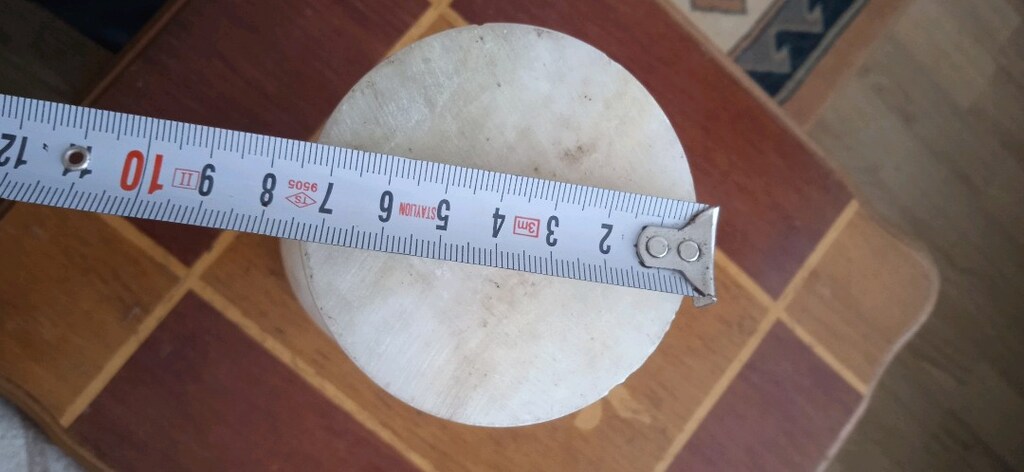 20 CM BÜYÜK BOY TEMİZ ONİKS MERMER VAZO&KUPA& KALEMLİK Ölçü resimlerde - 6
