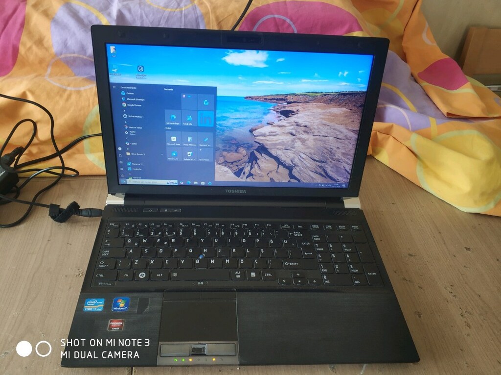 toşhiba 8 GB rem 128 ssd Windows 10 yüklü temiz laptop - 3