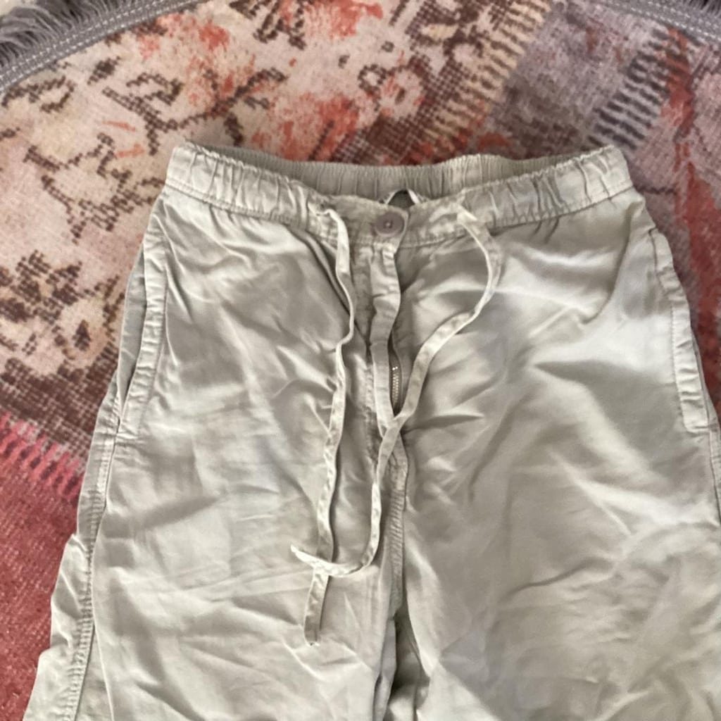 spor model zara bağcıklı pantolon S - 6