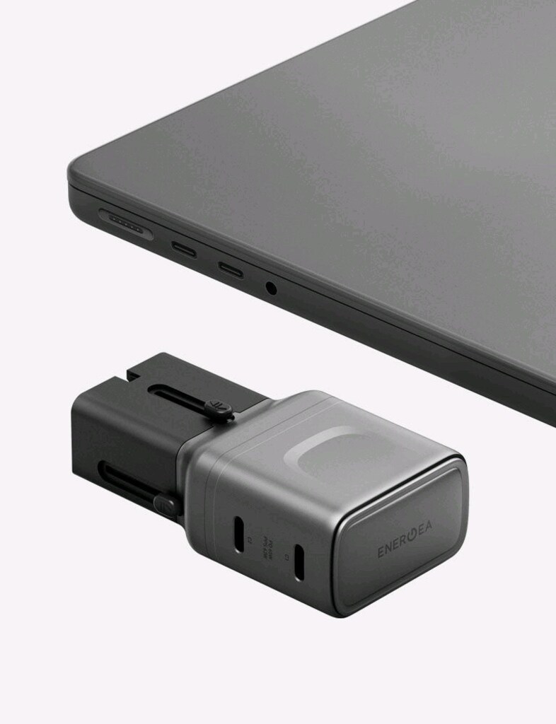 Energea TravelGo 65W 2 Adet Type-C Çıkışlı PD PPS GaN Hızlı Şarj Aleti - 6