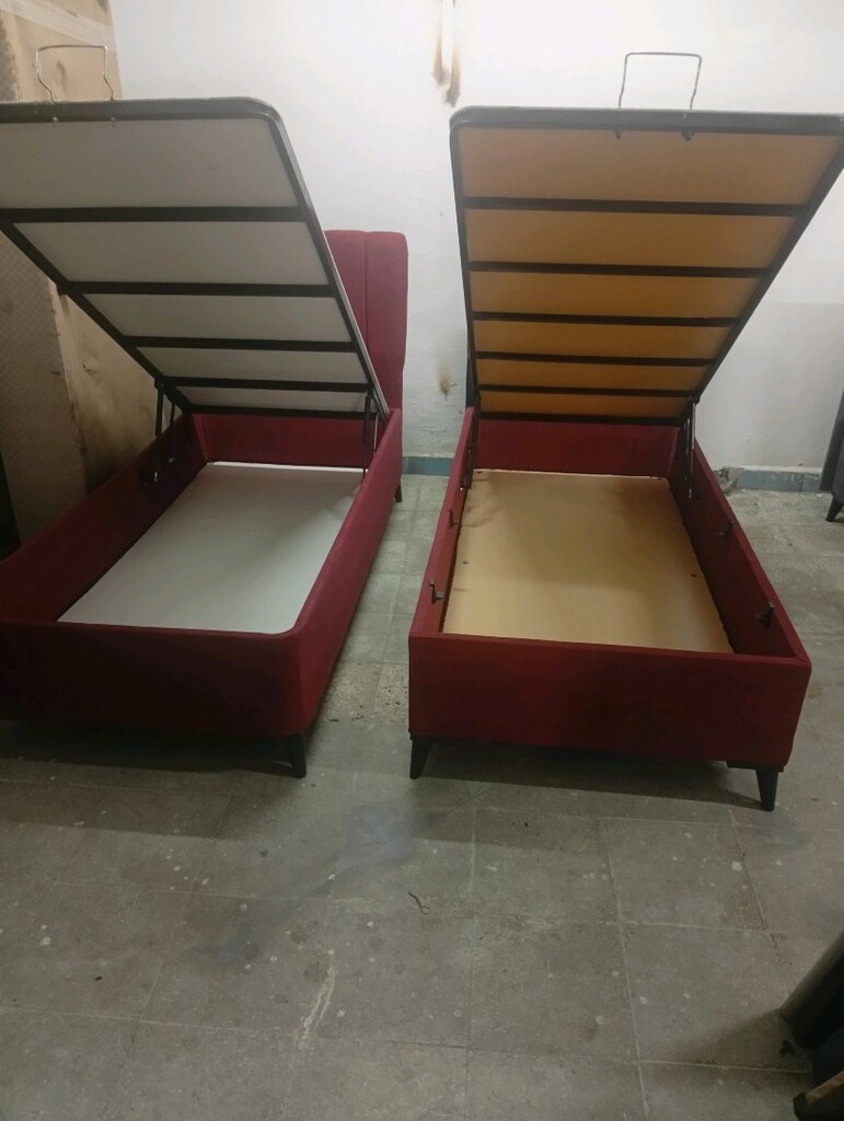 satılık 2 tane tek kişilik baza başlık vd yatak - 7