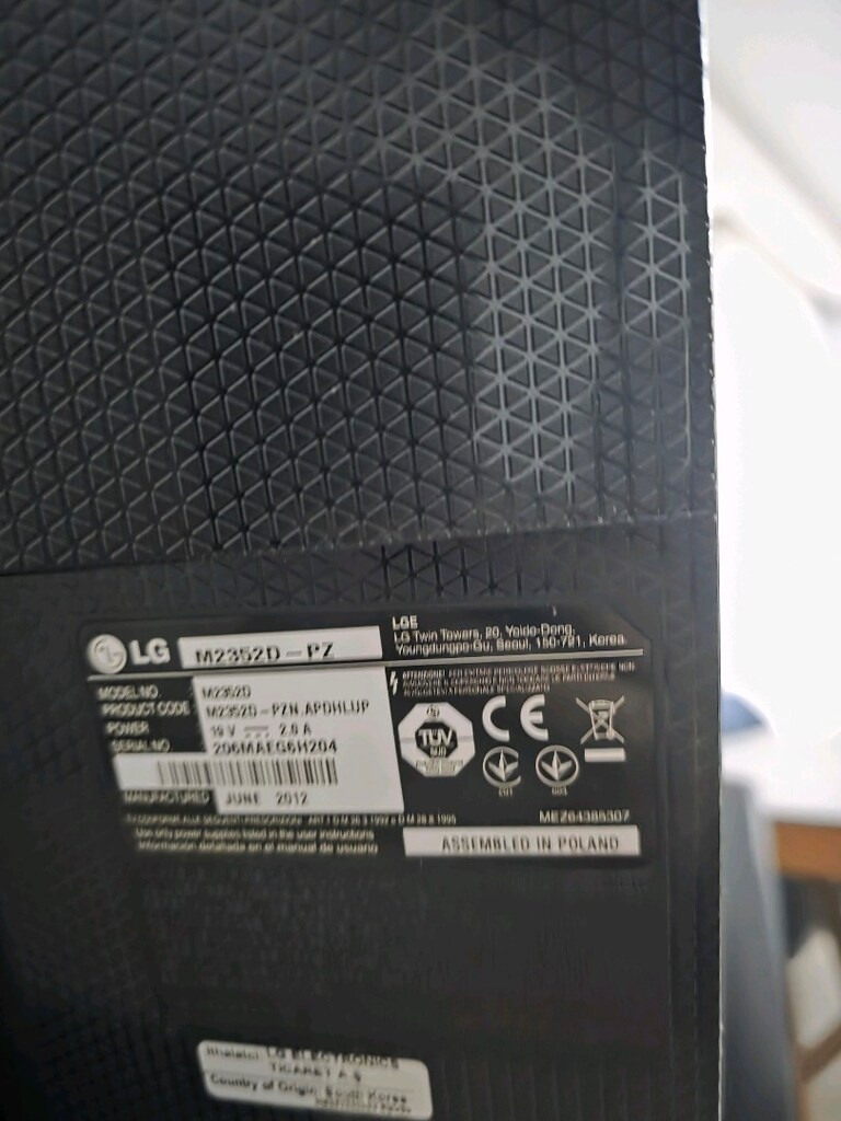 LG M2352D TV monitör Usb oynatıcı - 6