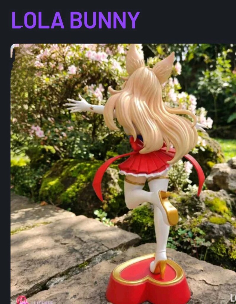 Lola Bunny 3D printer PLA figür, - 2