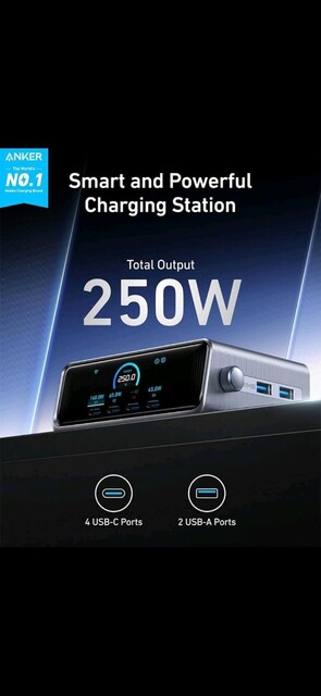 Anker Prime 250W Süper Hızlı Şarj Standı