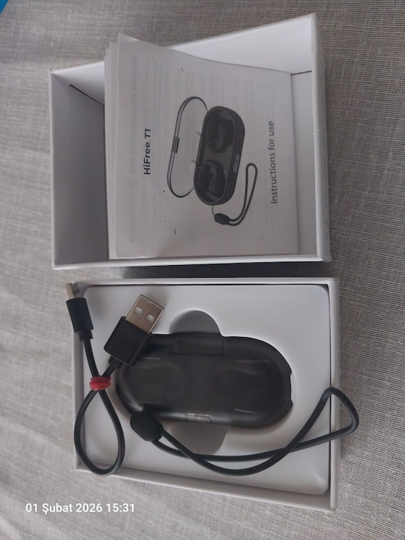 HİFREE T1 CLİP-ON OPEN EAR HEADPHONE BLUETOUTH KULAKLIK - 2